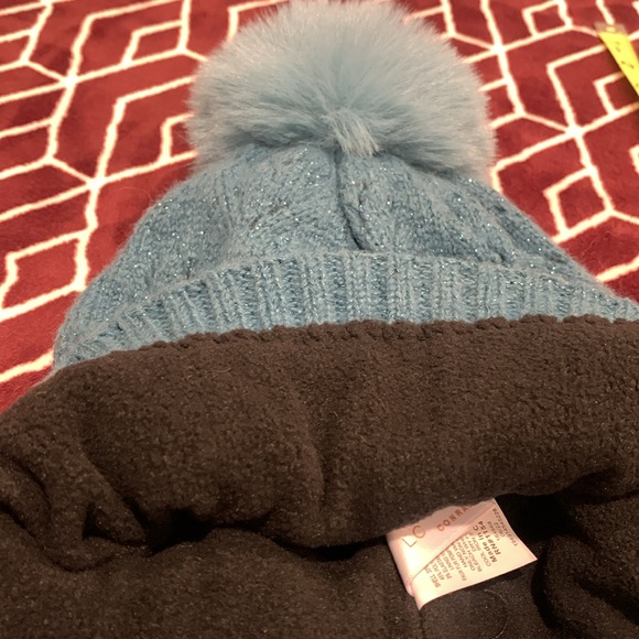 Lauren Conrad Sparkly Blue Knit Beanie NWOT - Picture 6 of 6